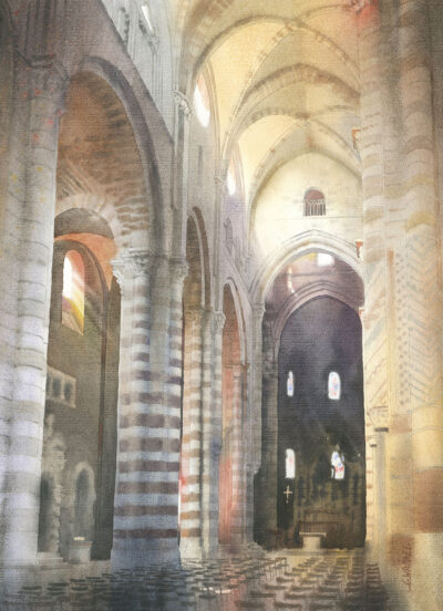 Brioude church interior